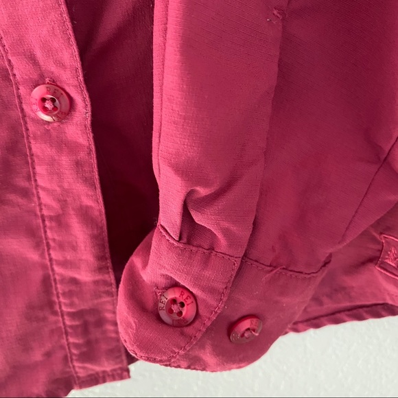 REI Burgundy Women’s Long Sleeve Shirt - Picture 4 of 9